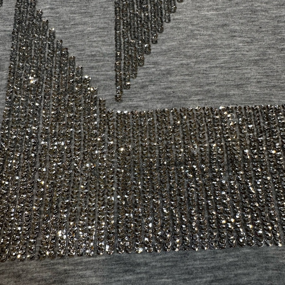 TOWNSEN Gray Top with Silver Accents - Picture 7 of 9